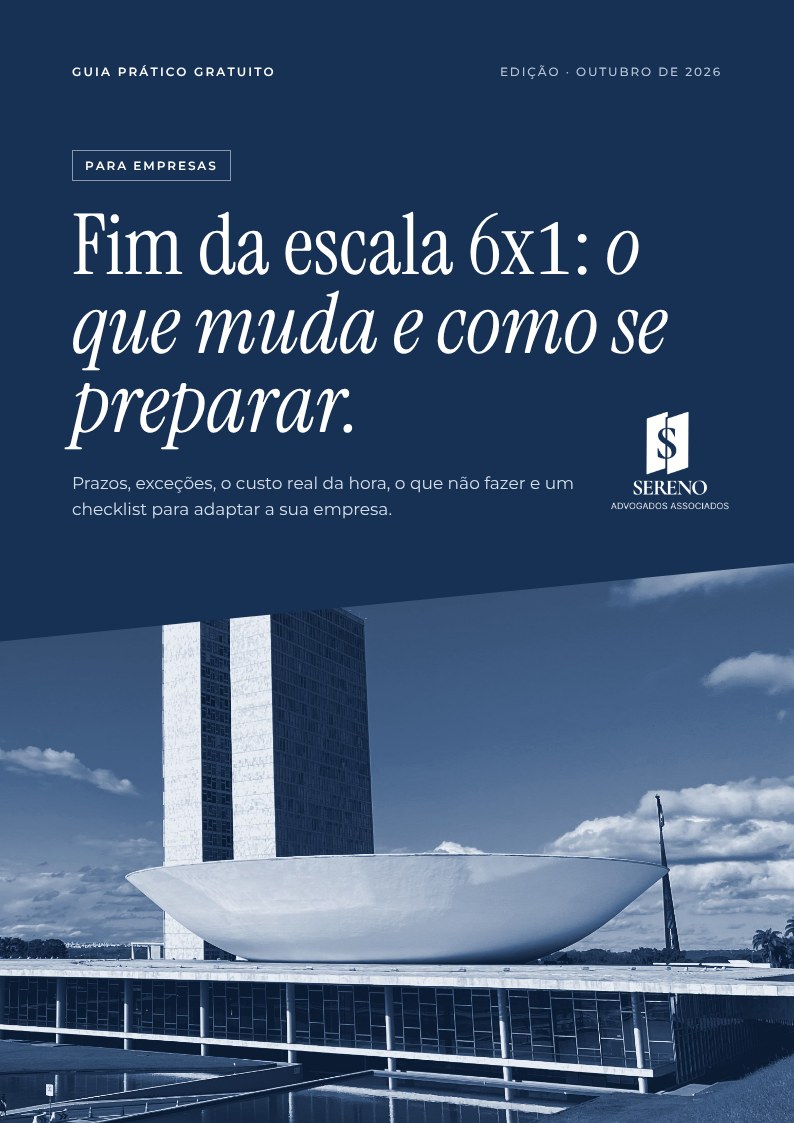 Capa do guia Fim da escala 6x1: o que muda e como se preparar